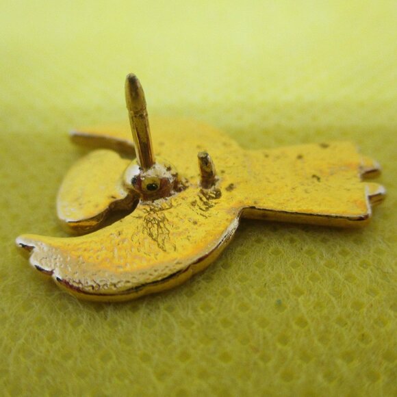 Guardian Angel Brooch Guardian Angel Lapel Pin Tie Tac Pin Gold Tone Tack Pin - Picture 7 of 7